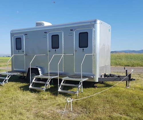 Rent portable restroom and bathroom trailers for your event  - Montana Northwest United States