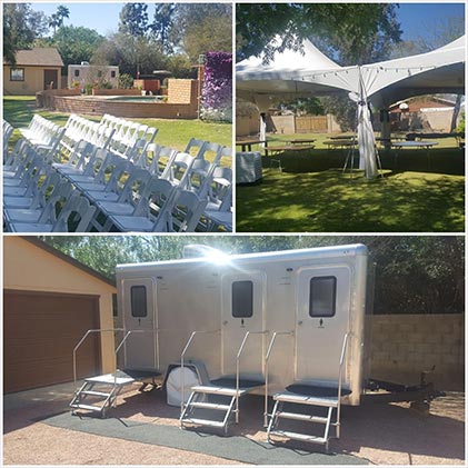 Rent Luxary Portable Bathrooms for Wedding Events in Montana NW United States